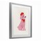 Stupell Industries French Poodle in Beret Framed Print Under Glass, design by Jessica Beck